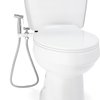 Brondell CleanSpa Luxury Hand-Held Bidet Holster with Integrated Shut Off, White MBH-40-W